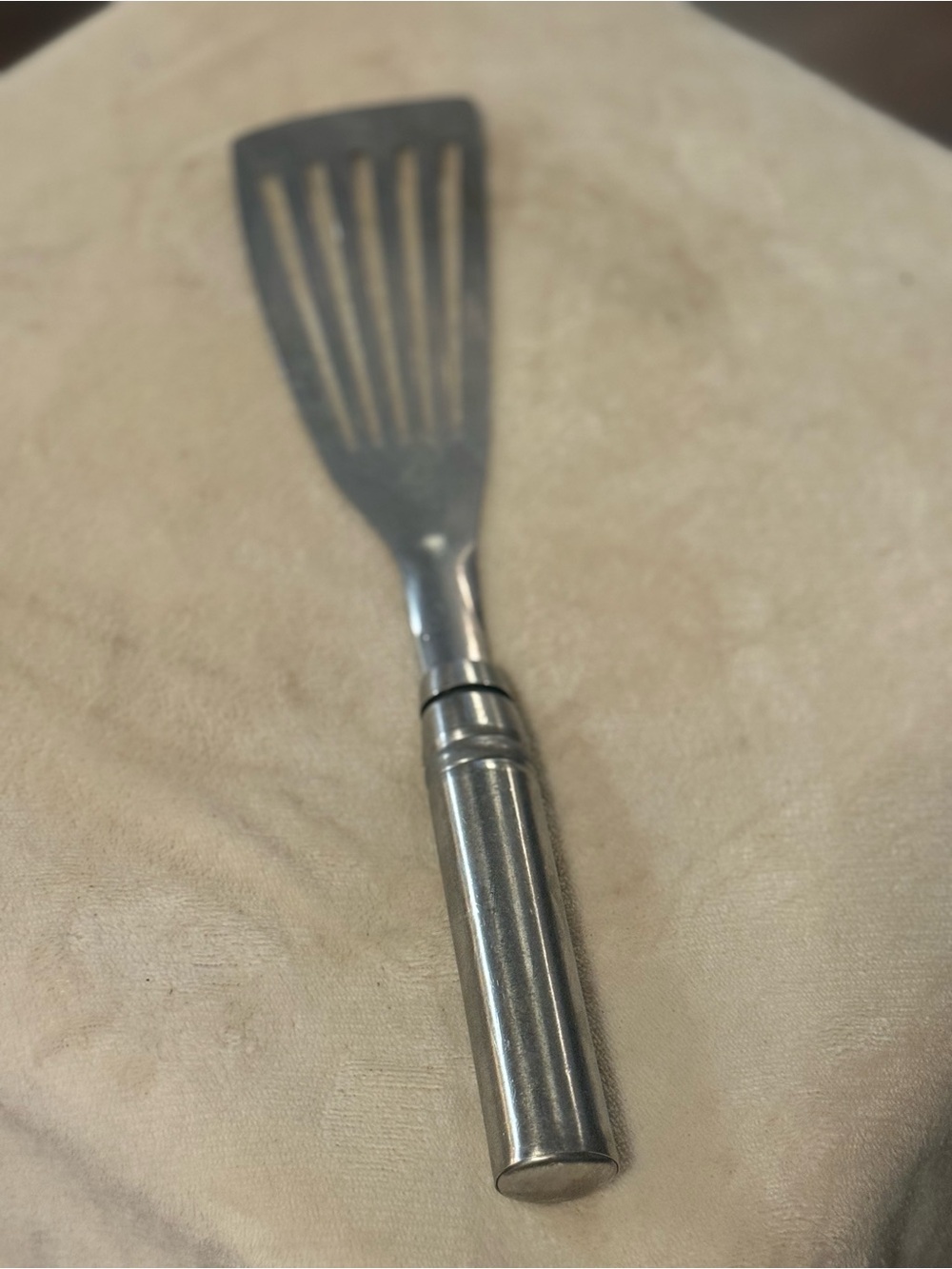 Pampered Chef Stainless Steel Slotted Turner - Silver